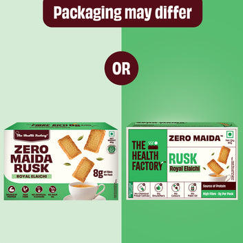 Zero Maida Rusk - Royal Elaichi (Pack of 3)