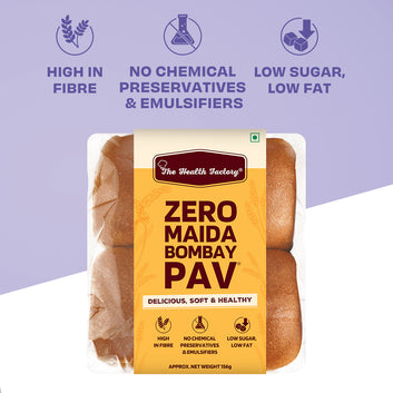 Zero Maida Pav + Zero Maida Whole Wheat