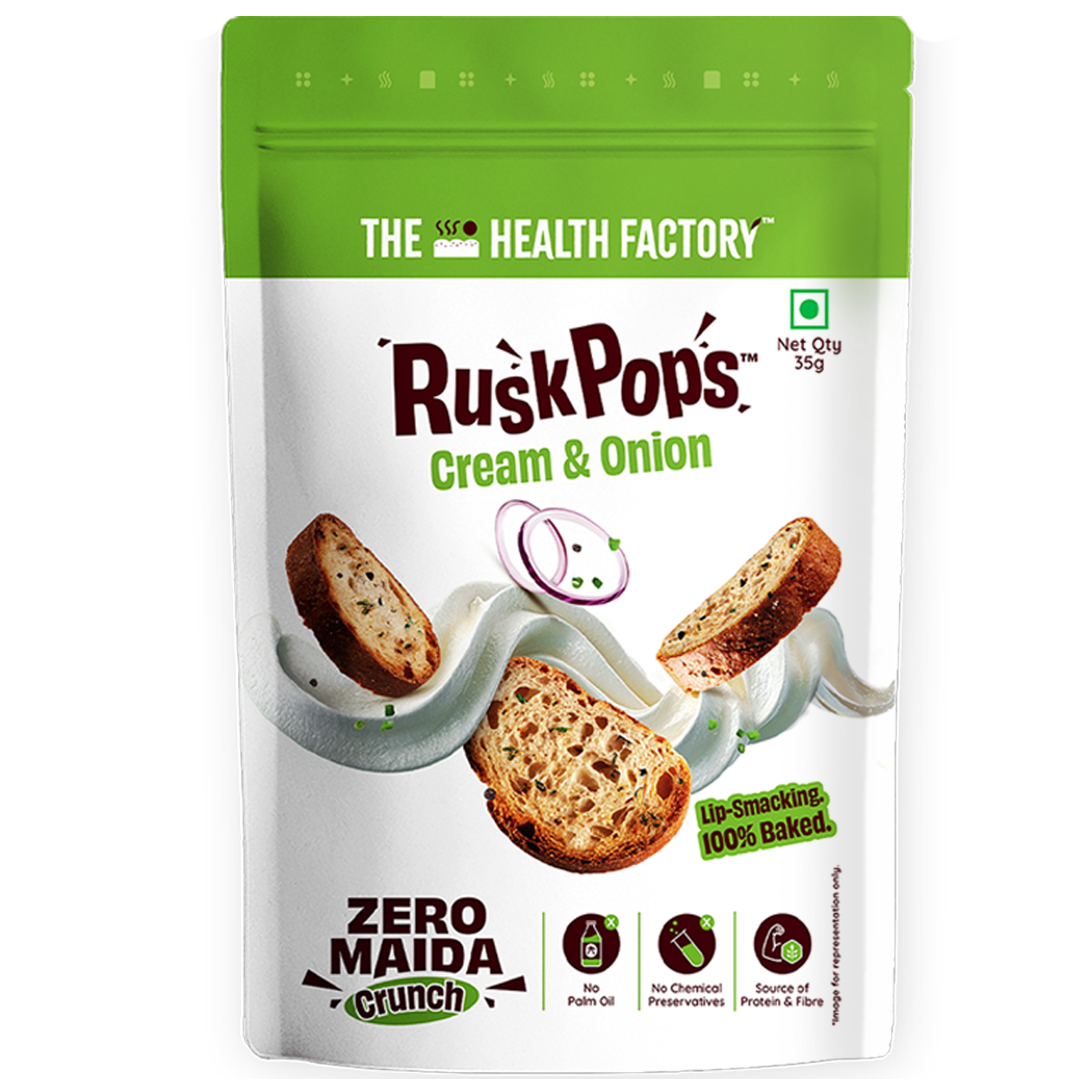 RuskPops- Cream & Onion (Zero Maida)