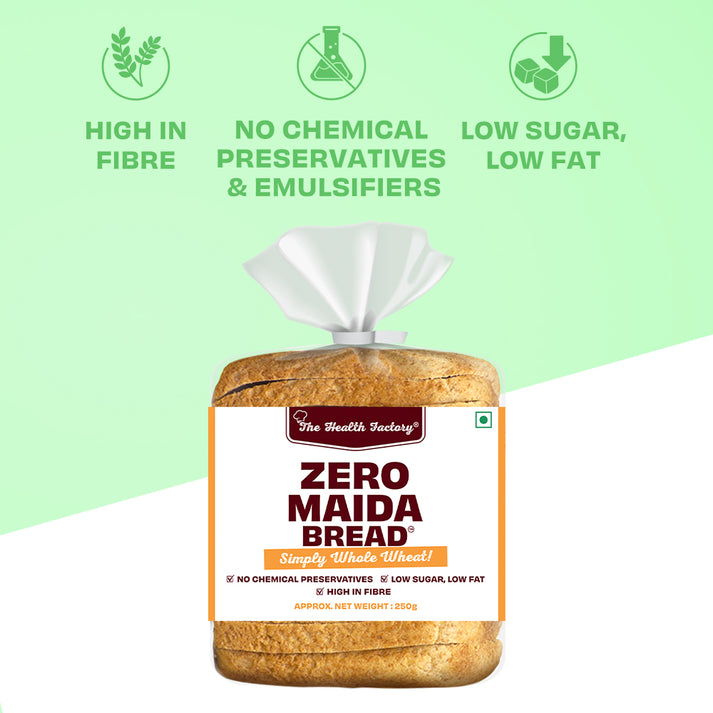 Multi Protein Bread + Zero Maida Simply Whole Wheat